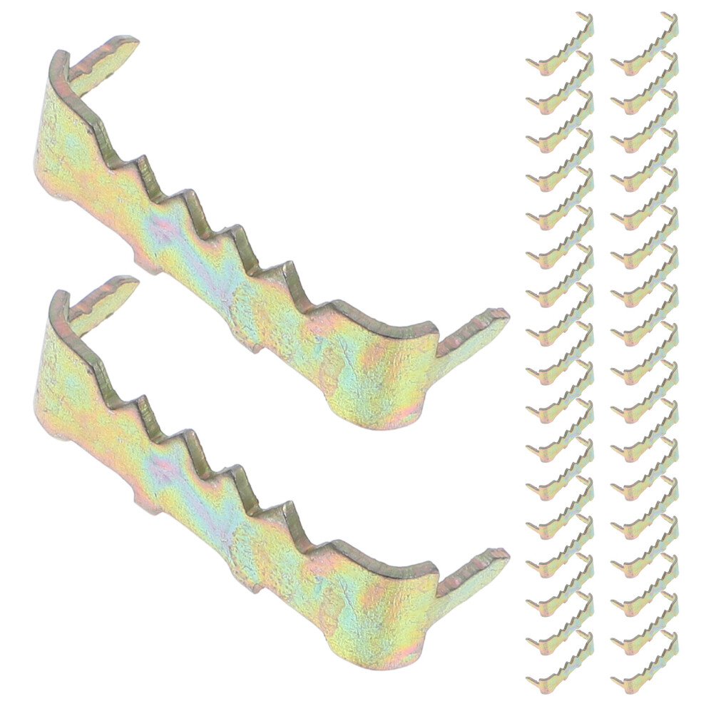 400Pcs Khaki Metal Picture Hangers For Photo Frames Durable 3623385879046