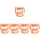 5Pièces Cage De Collection Pliable En Orange Pour Observation 5