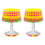 2Sets Child DIY Desk Lamp Kit Yellow Table Lamp Making Accessory Set 3