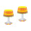 2Sets Child DIY Desk Lamp Kit Yellow Table Lamp Making Accessory Set 5