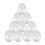 50Pcs Unpainted Foam Easter Eggs White DIY Craft Decorations Bulk Pack 3