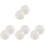 8Pcs Decorative Glass Candle Holders Transparent Tea Light Stand 8