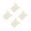 4Pièces Suspendu Beige En Lin Pour Jouets, Accessoires 4