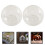 8Pcs Decorative Glass Candle Holders Transparent Tea Light Stand 9