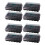 8Ensembles Plateau 24 Cellules Plastique Noir Pour Empilable 5