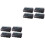 8Ensembles Plateau 24 Cellules Plastique Noir Pour Empilable 3