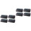 8Ensembles Plateau 24 Cellules Plastique Noir Pour Empilable 4