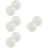 8Pcs Decorative Glass Candle Holders Transparent Tea Light Stand 3