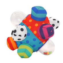 1 Pièce Balle À Secouer Texturée En Tissu Pour Bébés