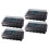8Ensembles Plateau 24 Cellules Plastique Noir Pour Empilable 8