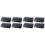 8Ensembles Plateau 24 Cellules Plastique Noir Pour Empilable 2