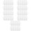 50Pcs Unpainted Foam Easter Eggs White DIY Craft Decorations Bulk Pack 8