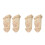4Pièces Décor Bois Beige Colonne Romane Style Authentique 7
