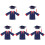 5Ensembles Robes De Graduation Assorties Chapeaux Élégants 4