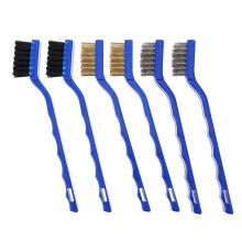 12 Pcs Mini Wire Brush Wire Brush Curved Handle Bristle Masonry Brush