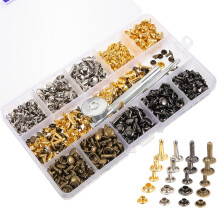 2Sets Metal Rivets Iron Kit for Crafts Clothing Repair Decor
