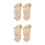 4Pièces Décor Bois Beige Colonne Romane Style Authentique 4