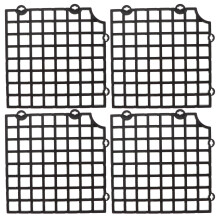 6 Pcs Plant Pot Grid Cuttable Flower Pot Cover Soil Protector For Cats