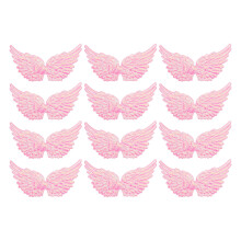 36St Roze Vleugel Decoraties Voor DIY Ambachten En Kledingstukken