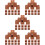 100 Pcs Miniature Brick Simulation Clay Models For Kids Landscaping 8