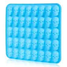 5Pcs Silicone Cookie Mold Mini Skull Biscuit Mould Set