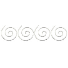 16Pcs Silver Alloy Spiral Cable Knitting Needles for Handmade Sweaters