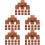 100 Pcs Miniature Brick Simulation Clay Models For Kids Landscaping 6