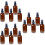 15Pcs Compact Cosmetic Spray Bottles Fine Mist Light Brown Set 5