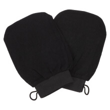 12Pcs Black Exfoliating Bath Gloves Body Massage Shower Mitts for Home