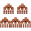 100 Pcs Miniature Brick Simulation Clay Models For Kids Landscaping 2
