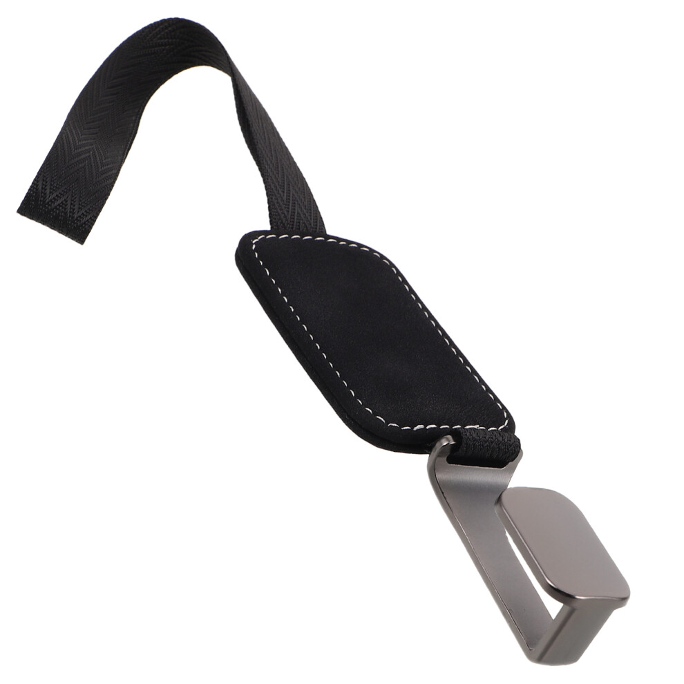 3Pcs Vehicle Seat Hanger Hooks Durable Nylon Metal Car Storage Black 3221030131770