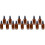 15Pcs Compact Cosmetic Spray Bottles Fine Mist Light Brown Set 3
