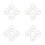 16Pcs Silver Alloy Spiral Cable Knitting Needles for Handmade Sweaters 8