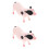 2Pcs Realistic Plastic Simulated Pig Model Animal Figure 6