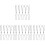 20 Pcs Sewing Hooks And Eyes Closure For Bra Cape Stole 2