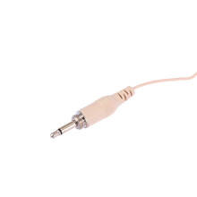2Pcs Wired Headset Mic With Screw Thread For Singing Teaching Beige