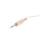 2Pcs Wired Headset Mic With Screw Thread For Singing Teaching Beige 1