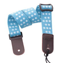 3Pcs Sky-Blue Adjustable Ukulele Guitar Strap Cotton with Head
