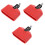 3Pcs Professional Red Cowbell for Drum Kit Durable Percussion Part 3