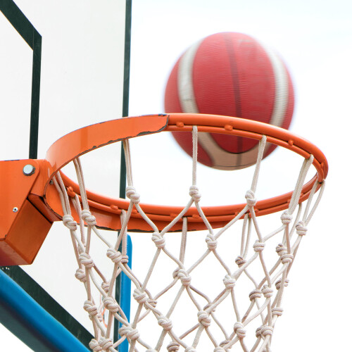 2Ensembles Acier Argentée Fixation Durable Pour Filets Basket 2