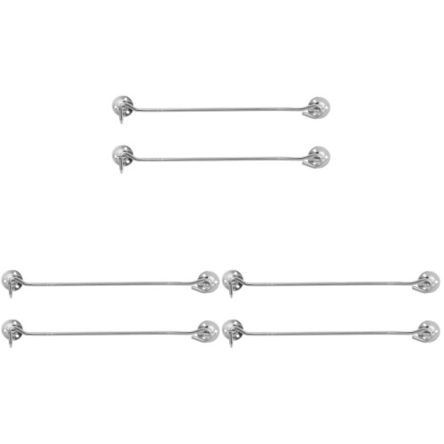 6 Pcs Stainless Steel Window Hook Lock Old-Fashioned 1