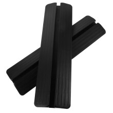 6 Pcs Support Feet For Baby Gate Ramp Pet Dog Gate Reinforcement Black
