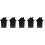 5Pcs Chalkboard Pendant Hanging Memo Board Sign 11