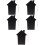 5Pcs Chalkboard Pendant Hanging Memo Board Sign 9