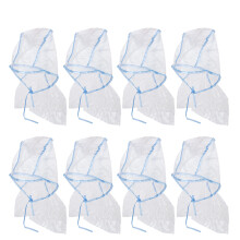 24 Pcs Hair Salon Hat For Coloring And Dyeing With Shawl