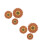 6 Pcs Flower Trivet Mats Coaster Insulation Pot Pad Kitchen Tool 7