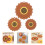 6 Pcs Flower Trivet Mats Coaster Insulation Pot Pad Kitchen Tool 11
