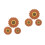 6 Pcs Flower Trivet Mats Coaster Insulation Pot Pad Kitchen Tool 9