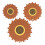 6 Pcs Flower Trivet Mats Coaster Insulation Pot Pad Kitchen Tool 2