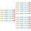 6 Sets Clothes Drying Clips Assorted Color Clothespins 6